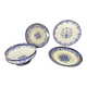 4 old Moustiers plates