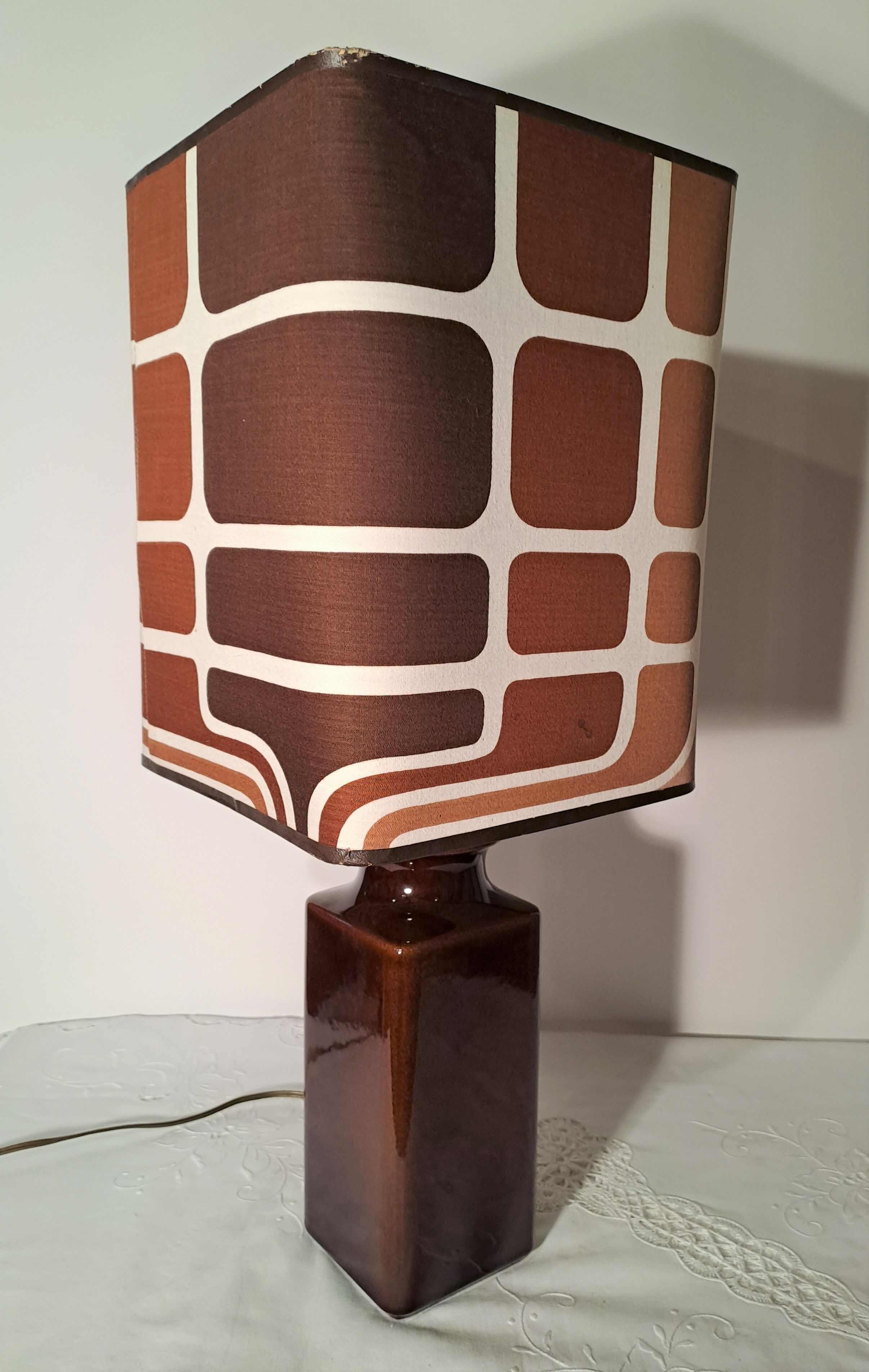 Vintage ceramic lamp West Germany