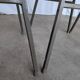 Set of 4 Vintage Stol Kamnik School Chairs Blue Upholstered Retro Dining Ch
