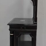 Ceremonial showcase in blackened pearwood, Napoleon III period - 1850