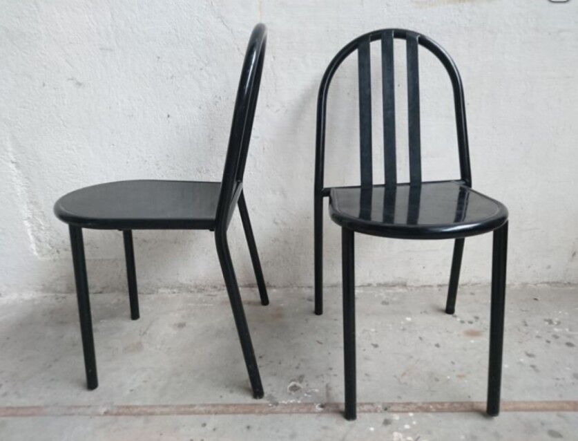 Lot de deux chaises Mallet Stevens