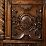 Oratory in solid walnut, Neo-Gothic Renaissance style – Late 19th century