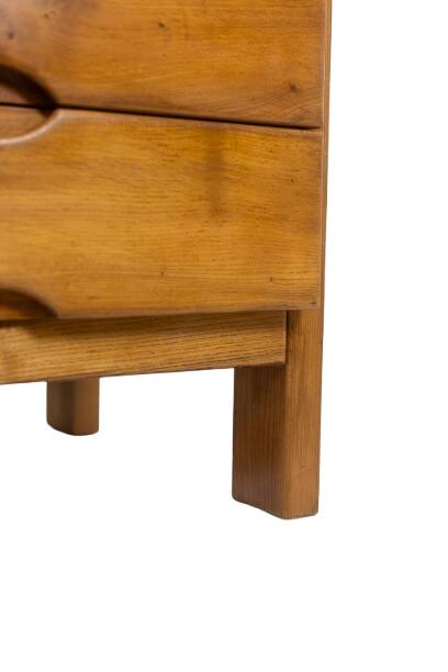 Regain House. Elm chest of drawers. Circa 1970.