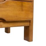 Regain House. Elm chest of drawers. Circa 1970.