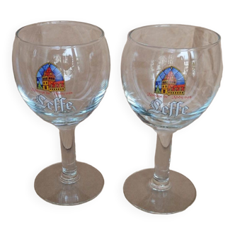 Leffe beer glasses