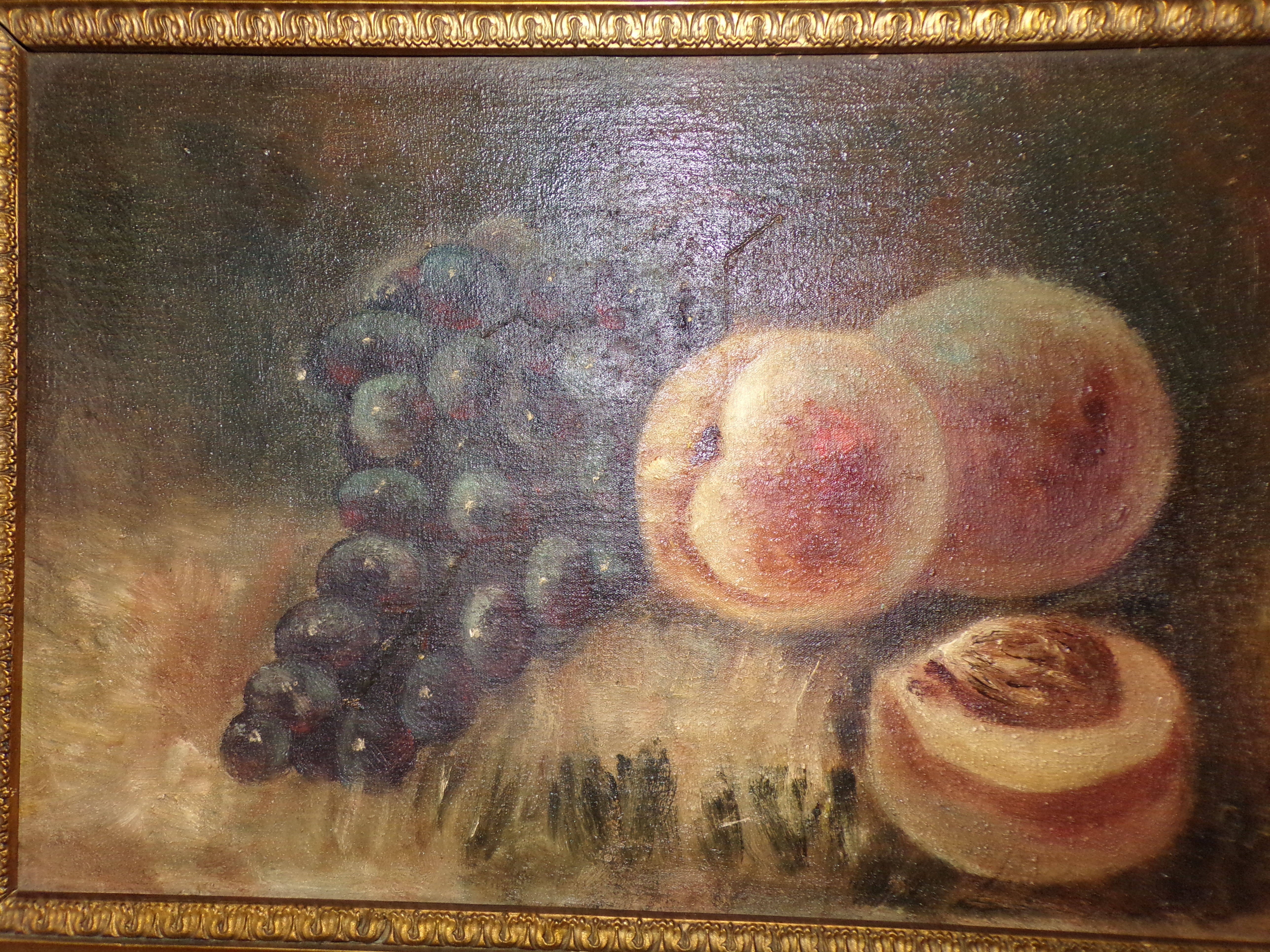 Oil on still life painting panel