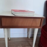Vintage bedside table/pedestal table