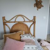 Rattan headboard