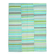 7x9 Shades Of Green Vintage Kilim Rug, 213x281Cm