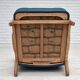 1970s, Danish armchair by Fritz Hansen, furniture wool, beech wood.