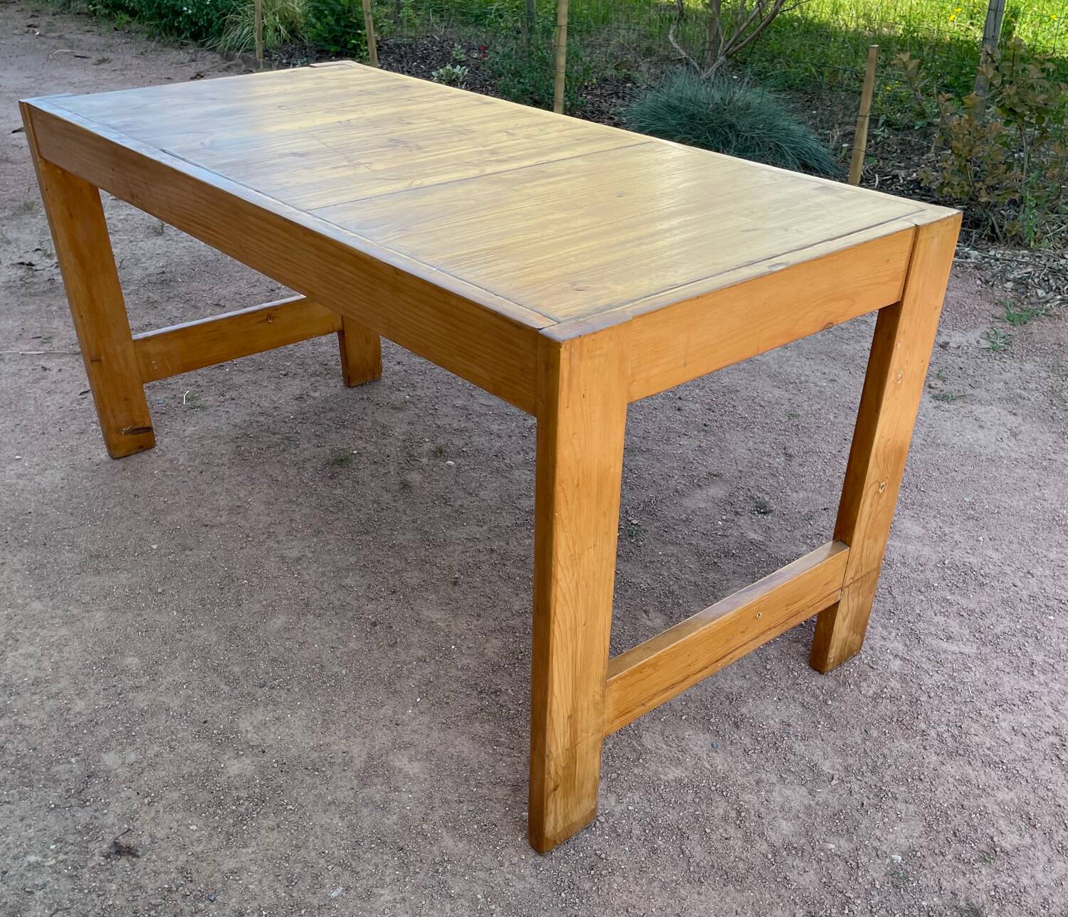 Charlotte Perriand dlg pine table from the 60s