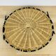50s metal rattan tray