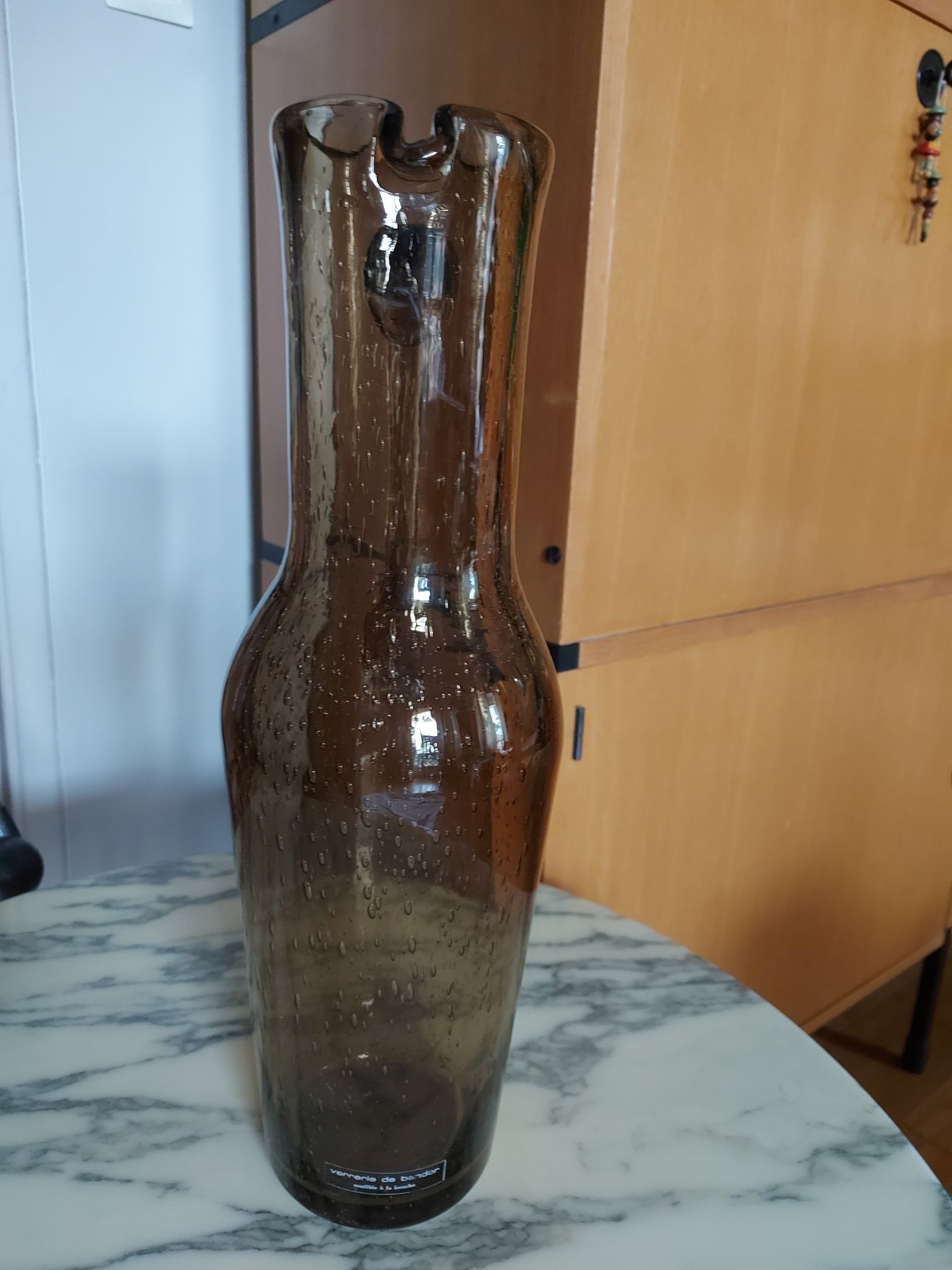 Pitcher, glassware from Bendor Var