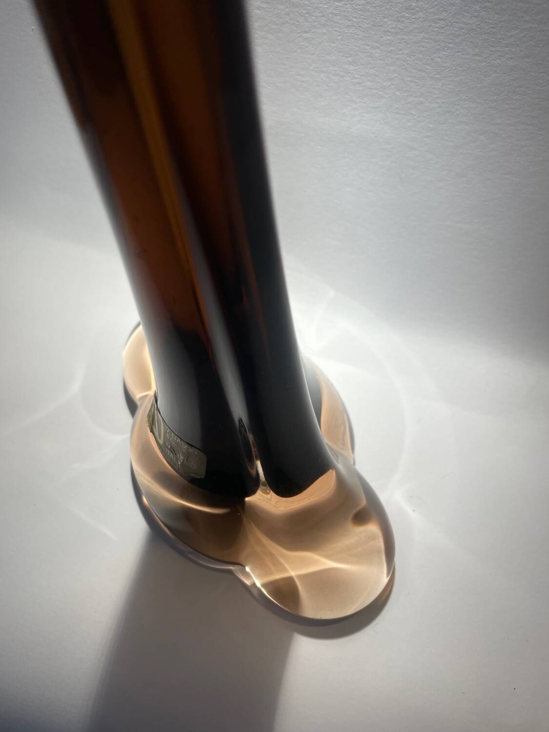 Sommerso soliflore vase by V.Nason, Murano