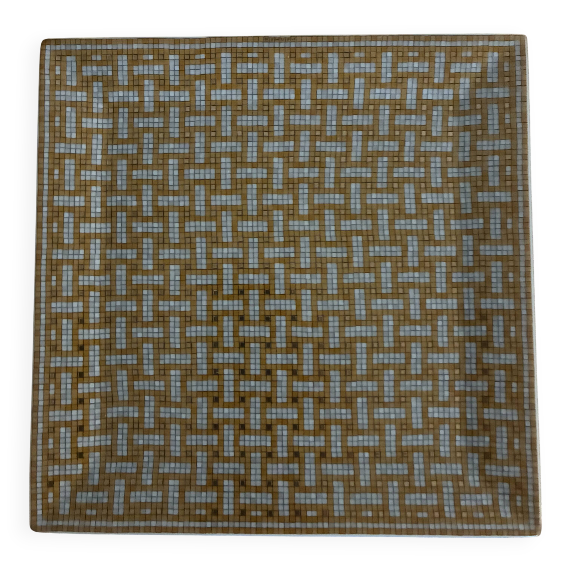 Hermès plate - mosaic