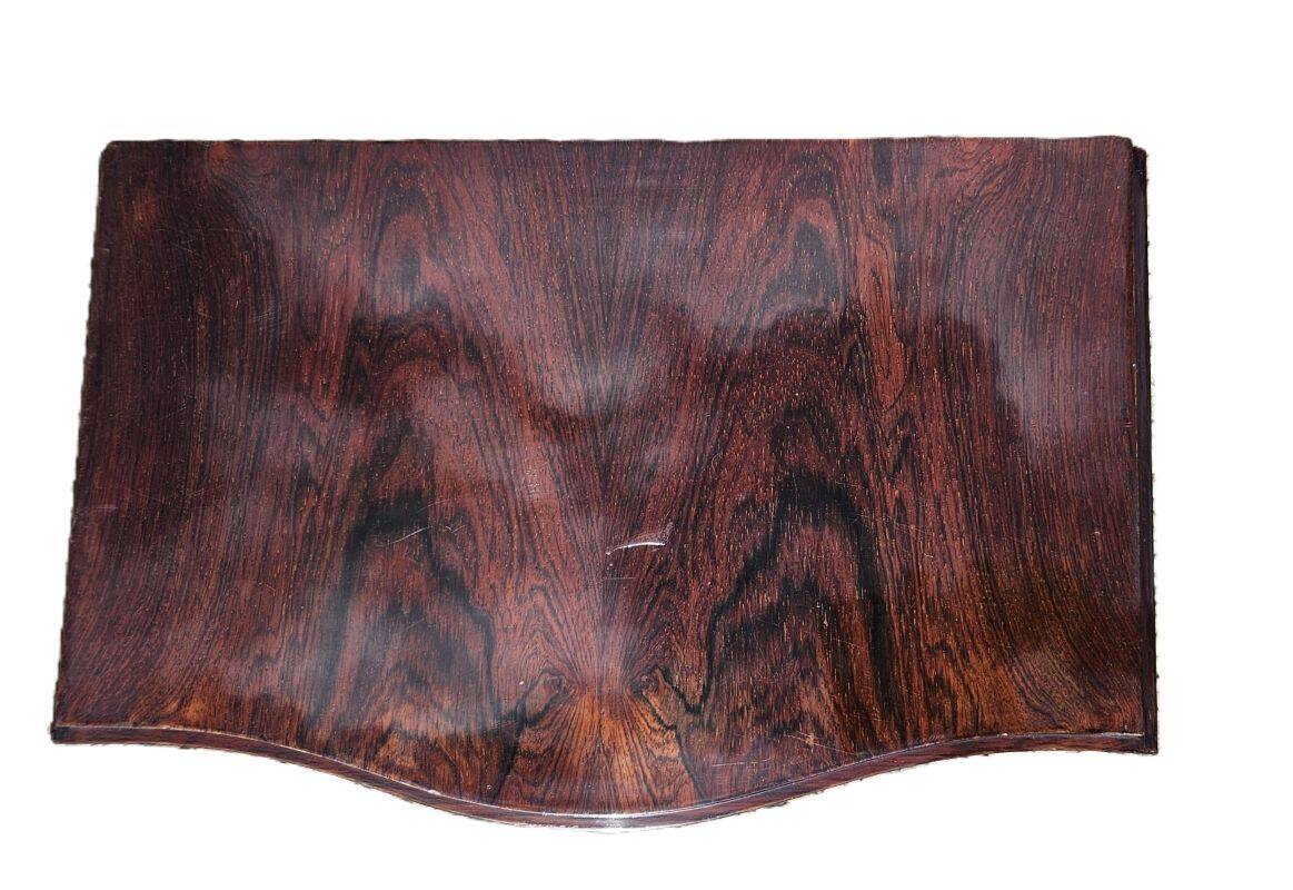 Art Deco Bedside Table in Varnished Rosewood