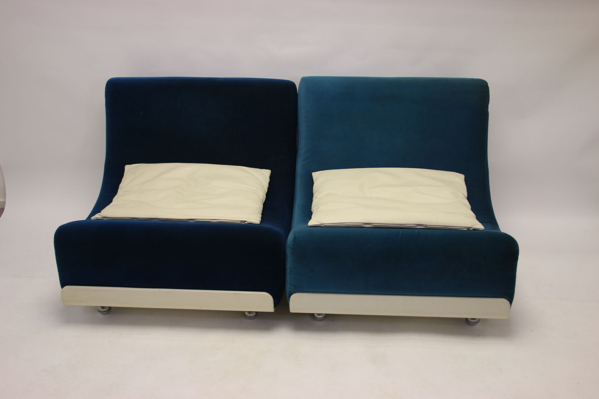 Set of 2 orbis lounge chairs by luigi colani for cor sitzcomfort - 1970s