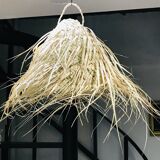 Wicker and raffia suspension