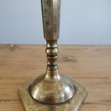 Bronze brass candle holder