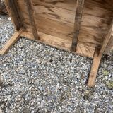 Pine coffee table in its juice
