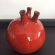 Vintage ball vase in enamelled ceramic