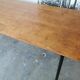 Refectory table Mullca metal and wood 1960