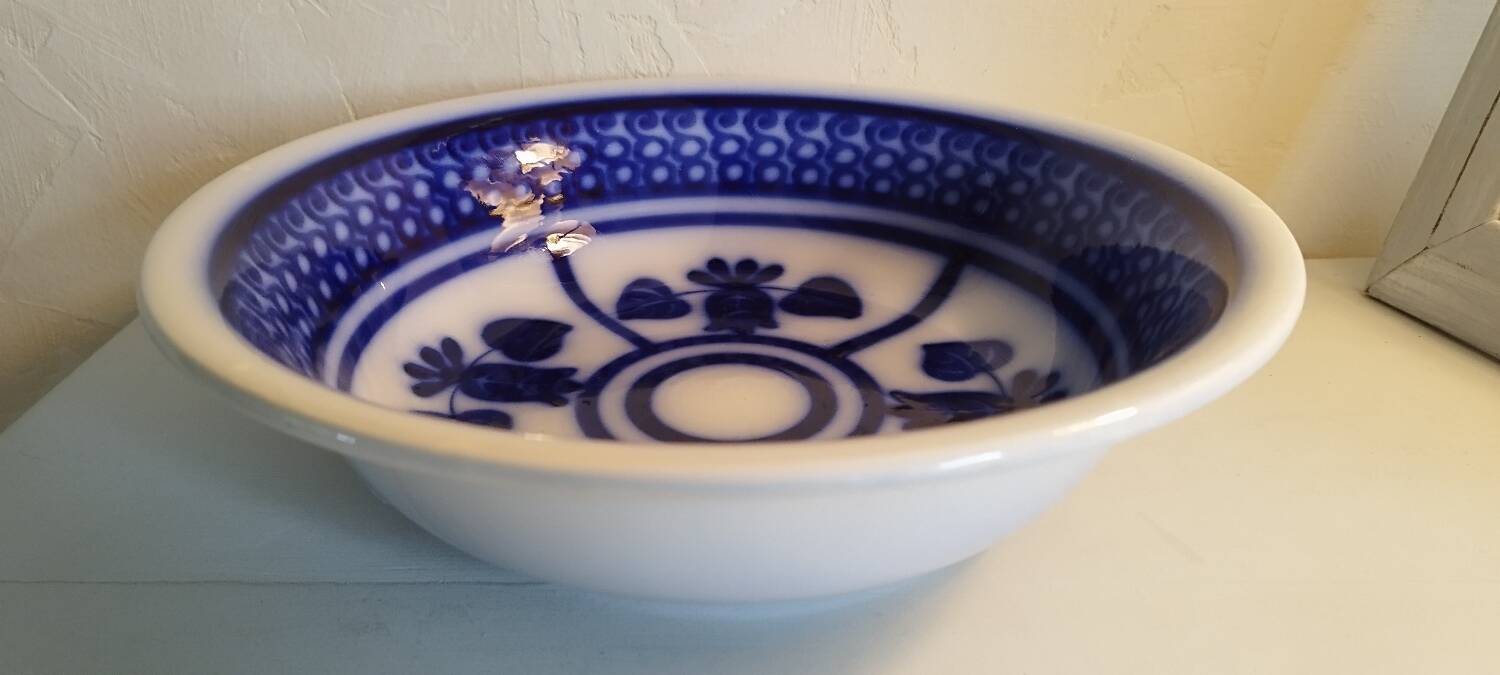 Saladier Bleu Sarreguemines