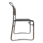 Chaise Bauhaus en acier tubulaire chromé de Hynek Gottwald - 1930 (Eisengarn)