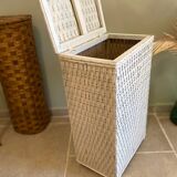 Woven rattan basket