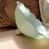 Green glass pendant lamp