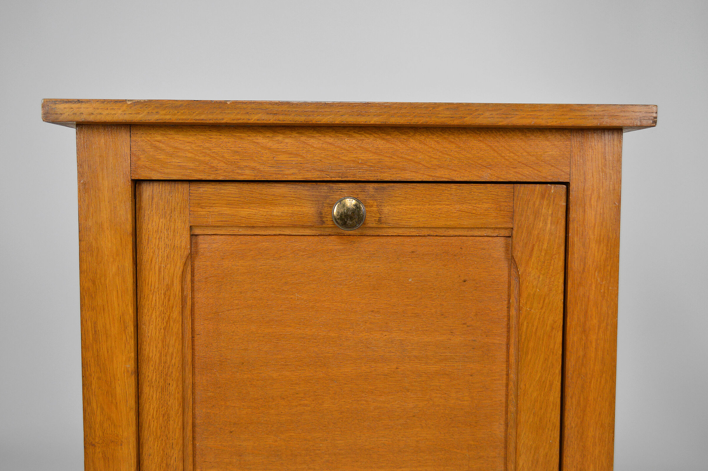 Oak storage bin around 1930