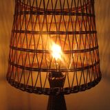 1960 Wicker Lamp