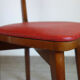 Suite de 4 chaises années 50
