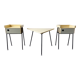 Set of 2 Room '56 nightstands and bedroom sidetable by Rob Parry for Dico, The Netherlands 1950's