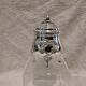Silver-plated metal sugar bowl by Christofle silversmiths, Marly rocaille pattern