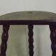 French antique wood hand made stool