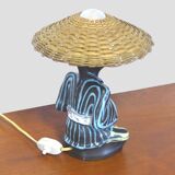 Vintage Scandinavian ceramic lamp Soholm 1950