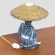Vintage Scandinavian ceramic lamp Soholm 1950
