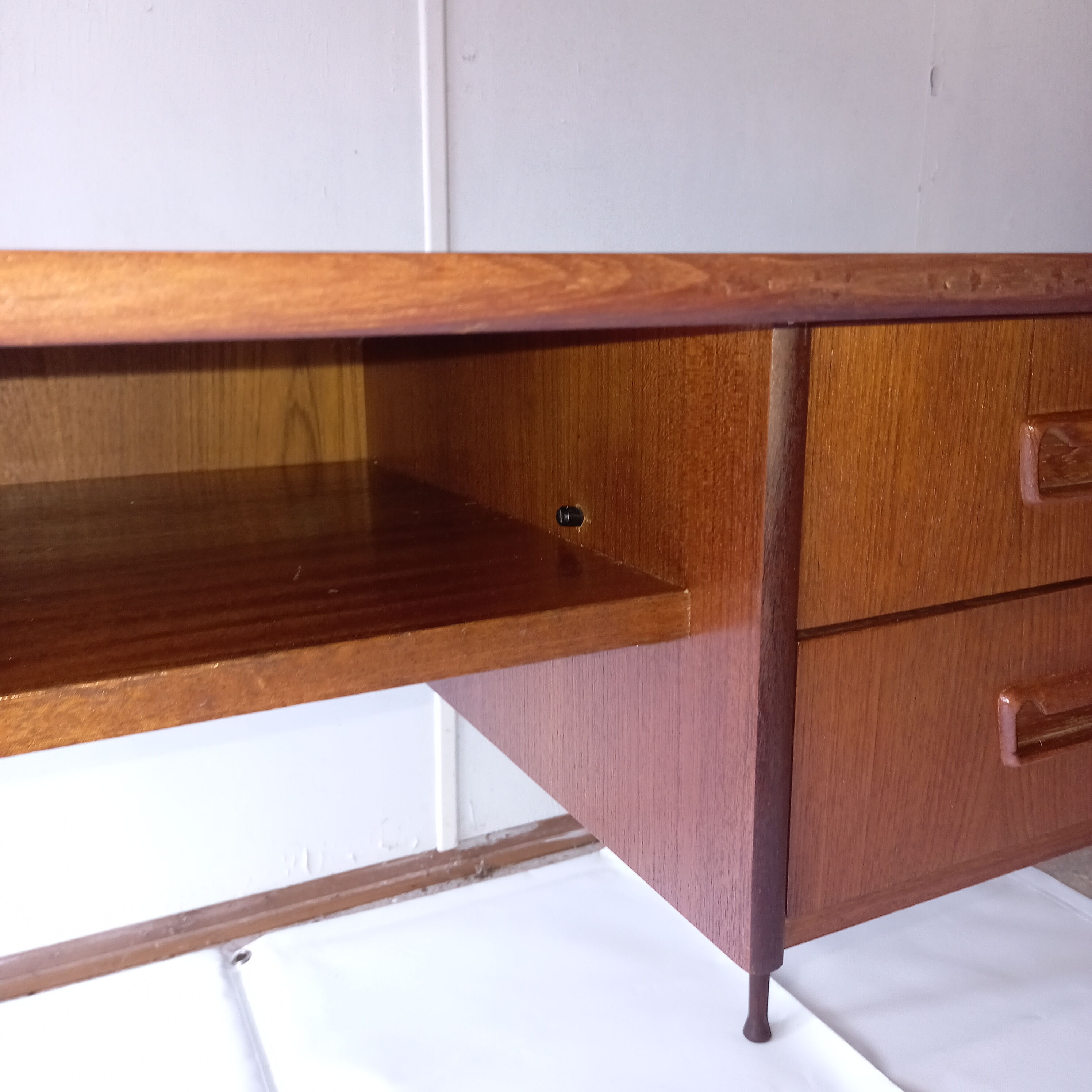 Scandinavian teak office 60s