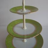 Multi-tiered porcelain tray, Stará Role porcelain, Czechoslovakia, 1950s.