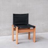 Set of Four Italian Scarpa 'Monk' Mid-Century Dining Chairs