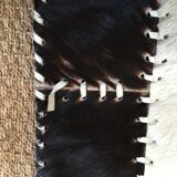 Lot of 2 carpets cow skins 120x60cm