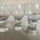 Set de 4 verres Rondo de Kosta Boda Sweden 1970