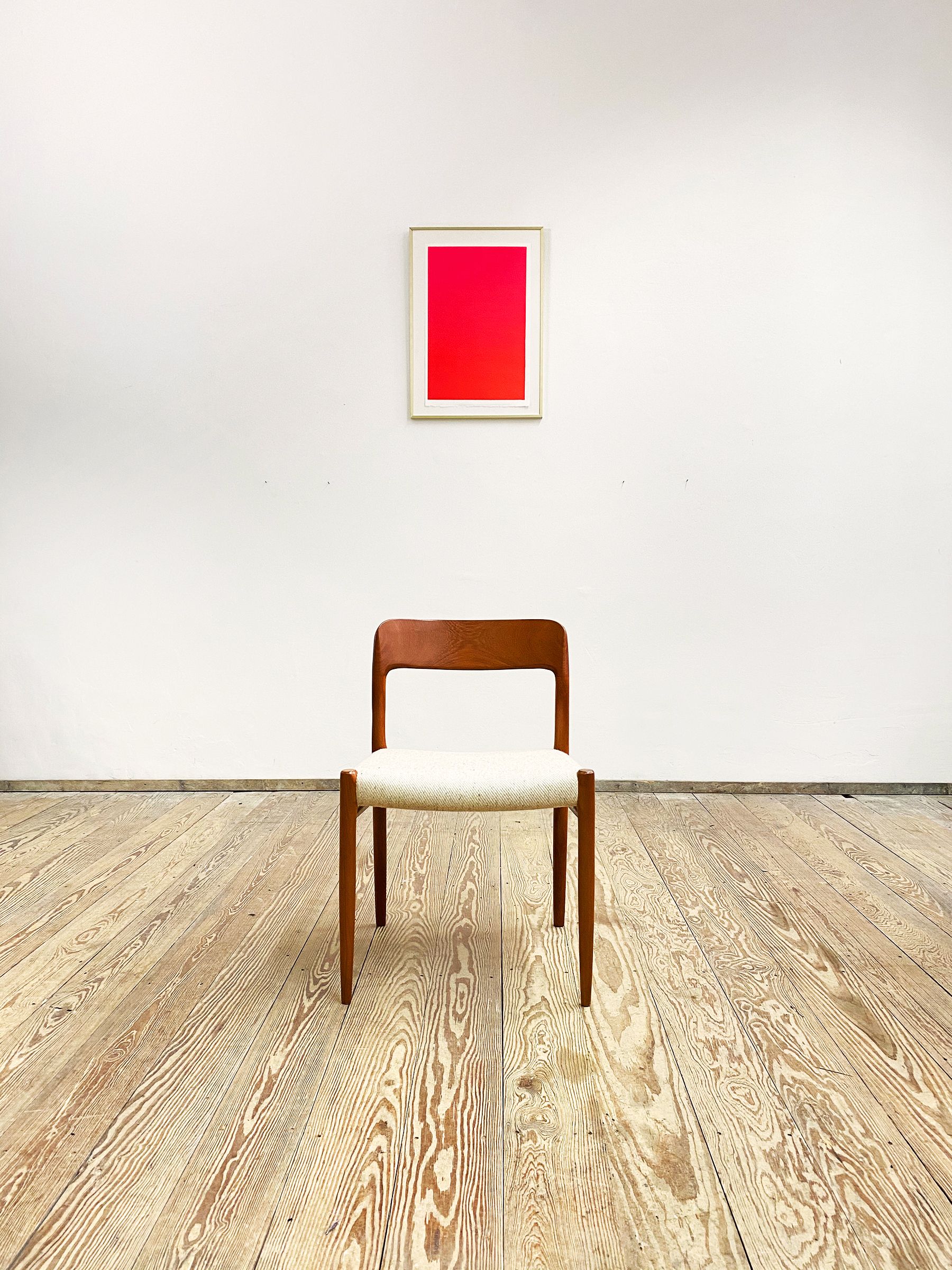 Mid century teak dining chair by Niels O. Møller for J.L. Moller, Model 75,Denmark, 1950s