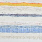 5x8 Contemporary Handmade Vintage Kilim Rug, 149x238Cm