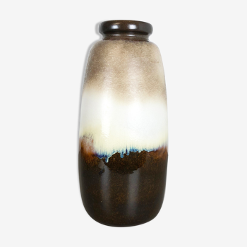 Pottery fat lava multi-color 284-47 floor vase made by Scheurich, 1970s