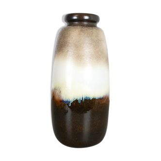 Pottery fat lava multi-color 284-47 floor vase made by Scheurich, 1970s