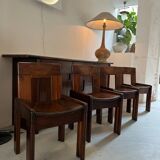 4 chairs by Silvio Coppola