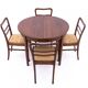Dining set Poland, mid-20th century. After renovation.