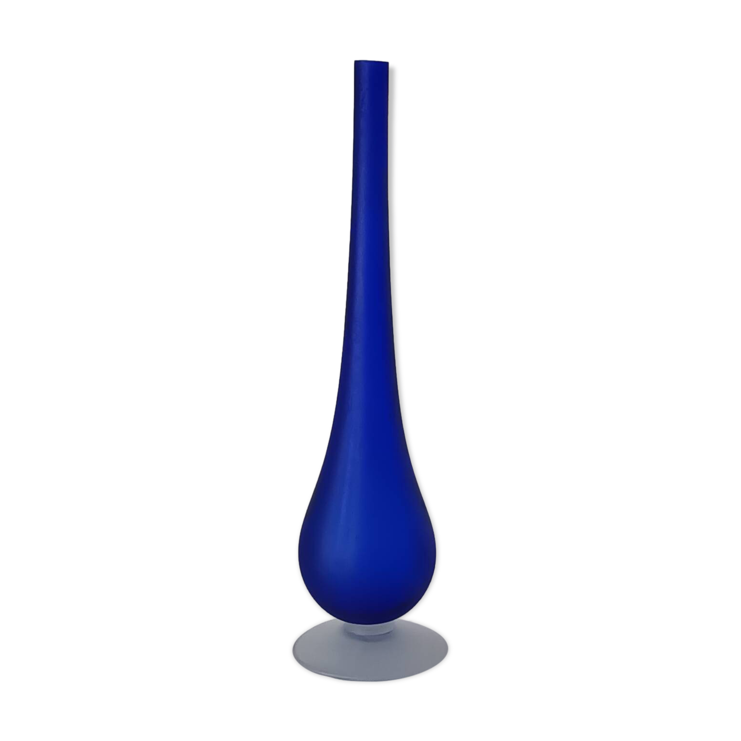Vintage cobalt blue soliflore vase